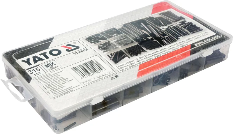 315 szt. Kołków Sprężystych Mix YATO