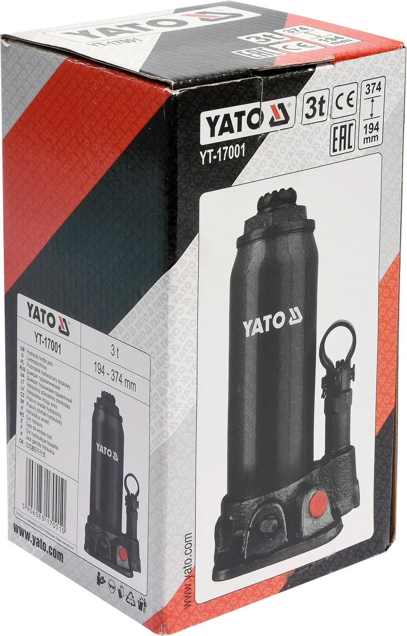 Podnośnik Hydrauliczny Słupkowy 3T YATO