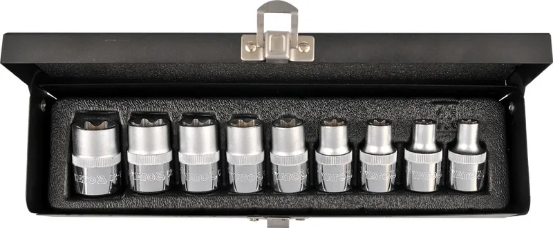 Klucze Nasadowe Torx E10-24 Zestaw 9-SZTUKOWY YATO