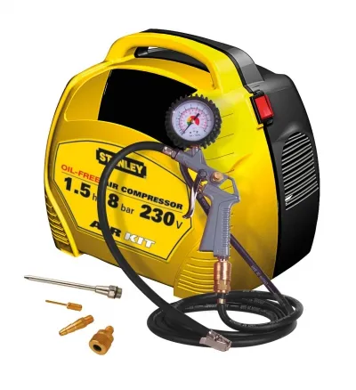 Kompresor Bezolejowy Air Kit 1.5km 8bar STANLEY