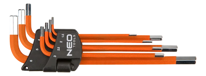 Klucze Sześciokątne 1.5-6MM 7 Sztuk NEO