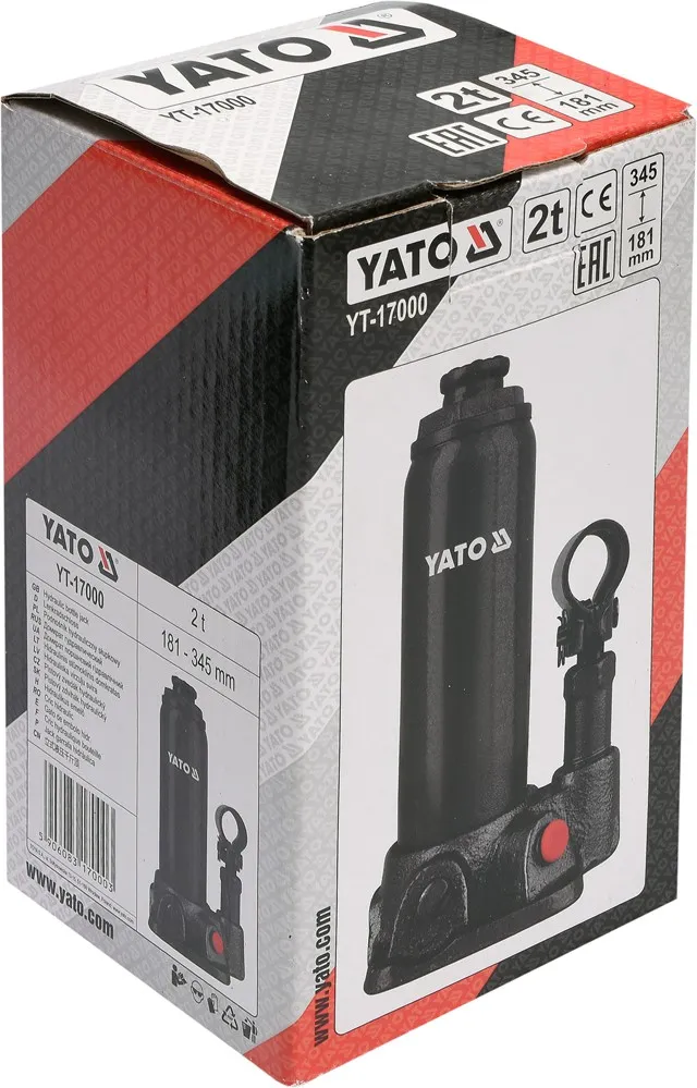 Podnośnik Hydrauliczny Słupkowy 2T YATO