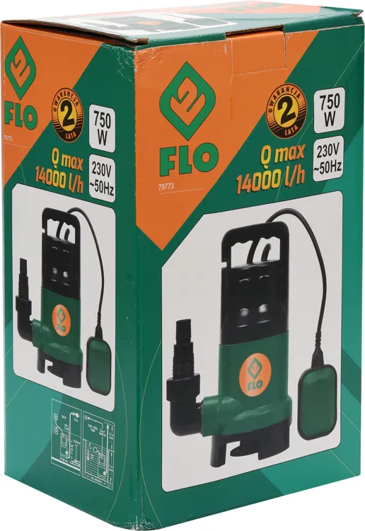 Pompa Zatapialna Do Brudnej Wody 750W FLO