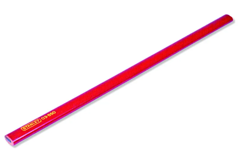 Ołówek 176mm Ciesielski Hb STANLEY - Czerwony