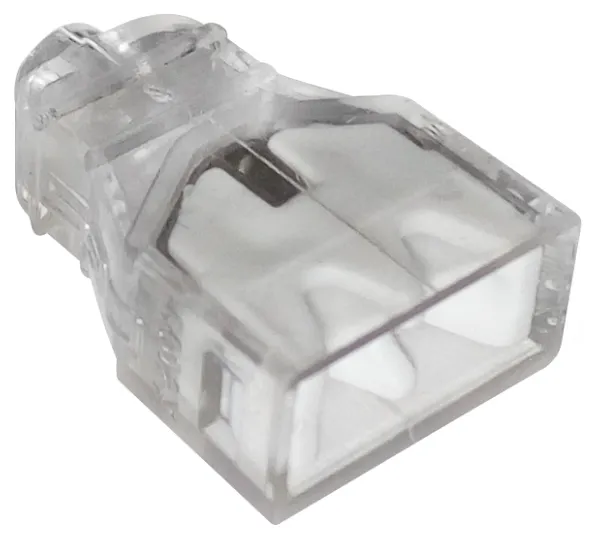 Szybkozłączka 2*0,5-2,5MM2 Transparentna/Biały 10 Sztuk EPM
