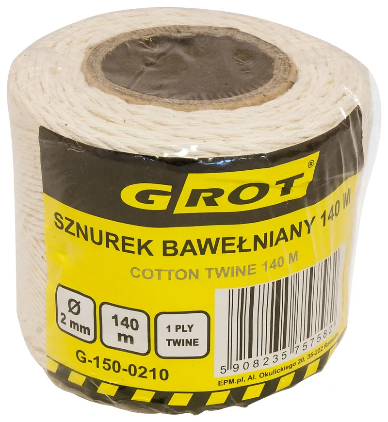 Sznurek Bawełniany 2mm 140mb GROT