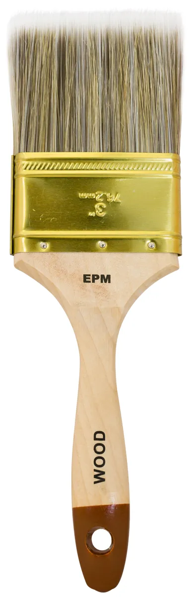 Pędzel Angielski Płaski Wood 76mm - 3' EPM