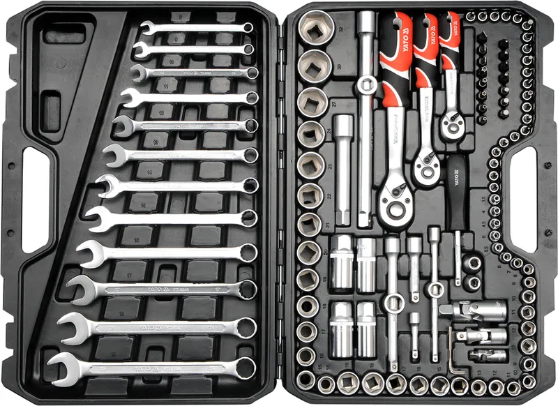 Zestaw Narzędziowy 1/4'' 3/8'' 1/2'' 111CZĘŚCI XL YATO