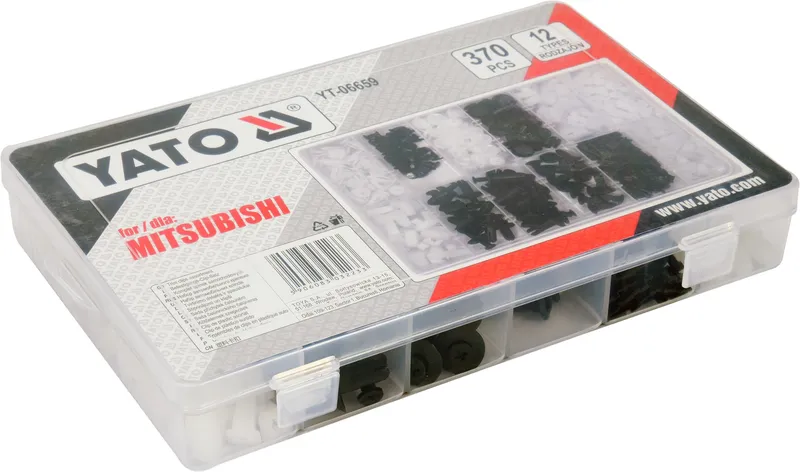 Komplet Spinek Samochodowych Mitsubishi 370 szt. YATO