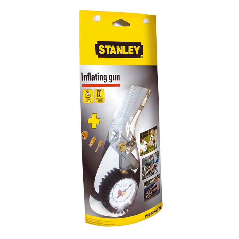 Pistolet Do Pompowania Kół Z Manometrem STANLEY