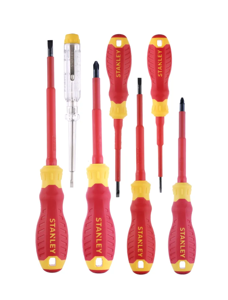 Zestaw Wkrętaków VDE 7 szt. 2PZ+4SL+TESTER STANLEY