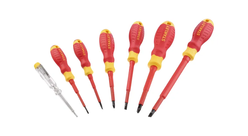 Zestaw Wkrętaków VDE 7 szt. 2PZ+4SL+TESTER STANLEY