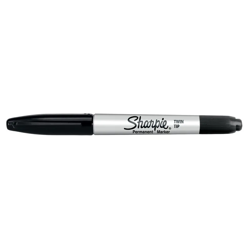 Marker Sharpie Twin Tip - Czarny