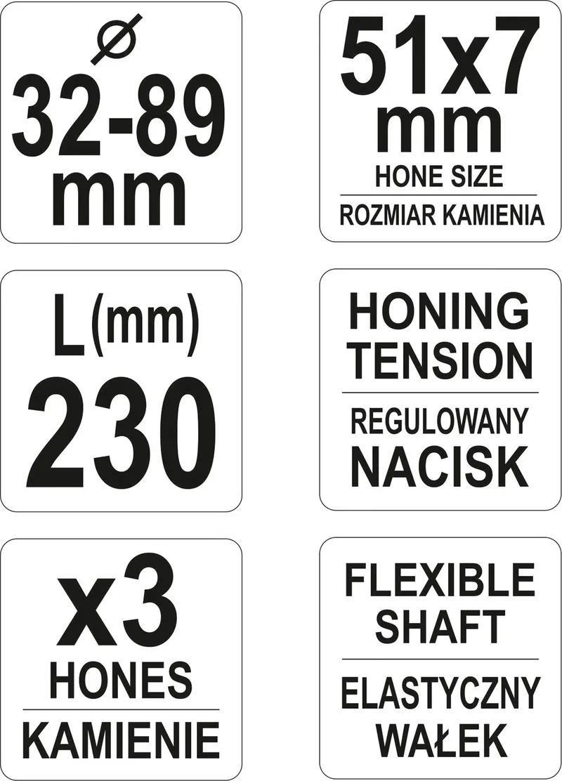 Honownica Do Cylindrów 32-89MM YATO