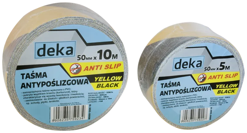 Taśma Antypoślizgowa Anti Slip Yellow-B 50MM*5M Czarna/Żółta DEKA