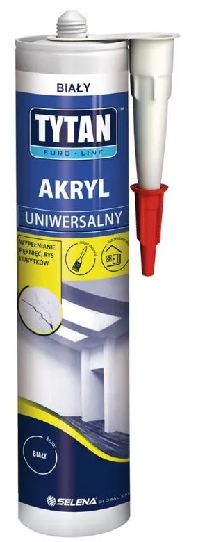 Akryl Euro-Line 280ml TYTAN - Biały