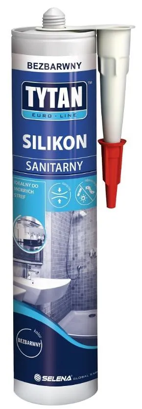 Silikon Sanitarny Euro-Line 280ml TYTAN - Biały