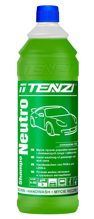 Szampon Do Ręcznego Mycia Samochodu Shampo Neutro 1l A05/001 TENZI