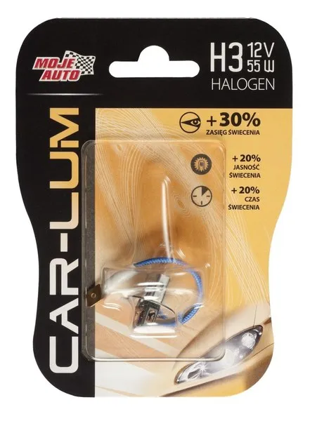 Żarówka Halogenowa 12V 55W H3 MOJE AUTO VIRAGE