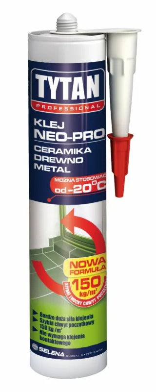 Klej Montażowy 290ml TYTAN Neoprenowy Neo-Pro