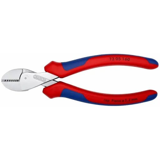 Szczypce Tnące Boczne X-Cut 160MM,WYSOKIE Przełożenie Dźwign KNIPEX