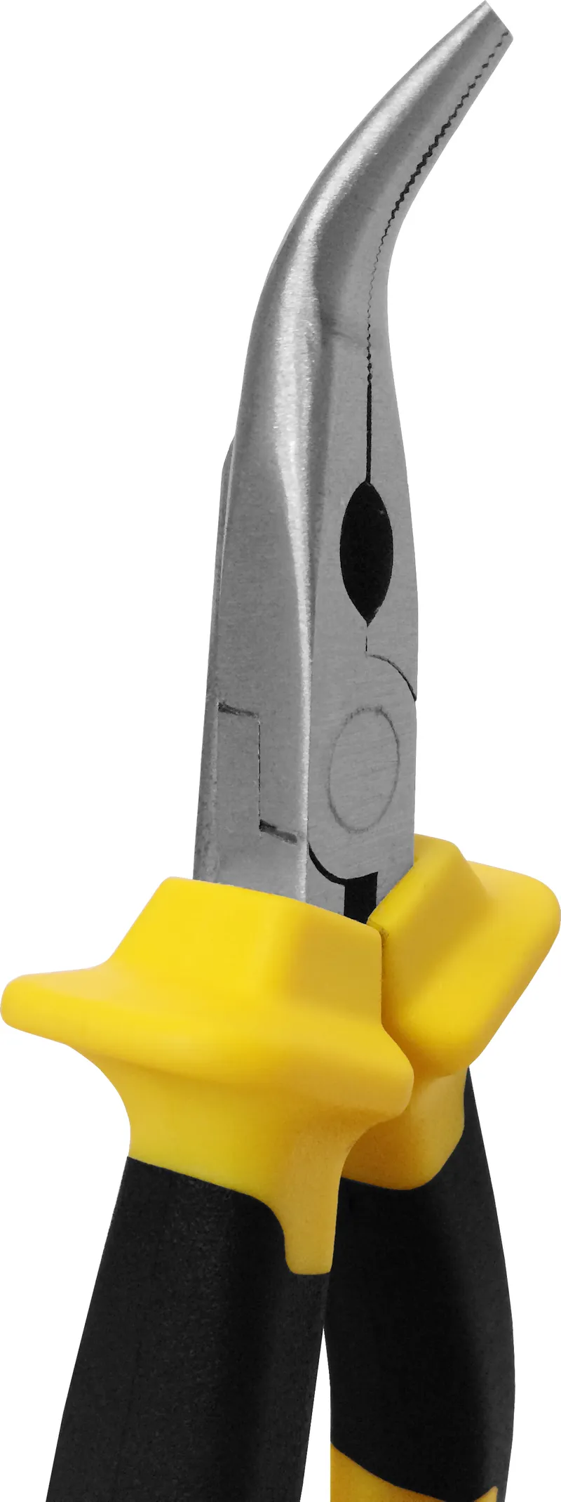 Szczypce Wydłużone Wygięte 160mm GROT