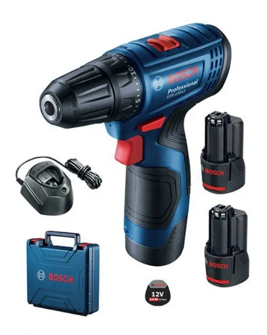 Wiertarko-Wkrętarka Akumulatorowa Gsr 120-LI 2*2.0*AH BOSCH