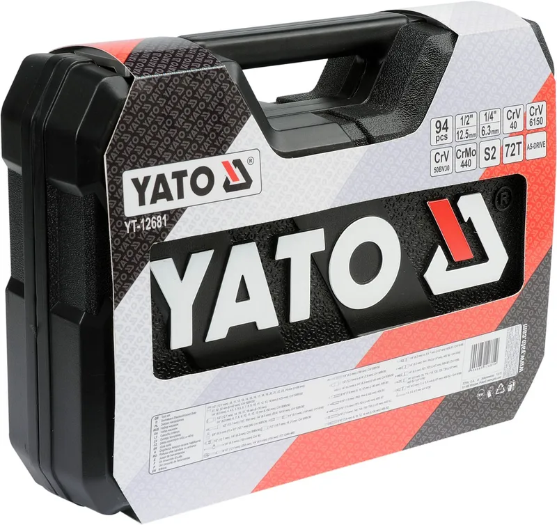 Zestaw Narzędziowy 1/2'' 94 Części L YATO