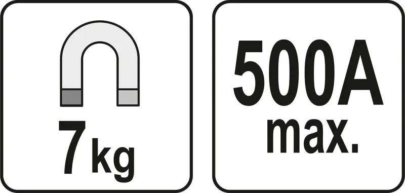Zacisk Spawalniczy Uziemiający 7kg 500A YATO