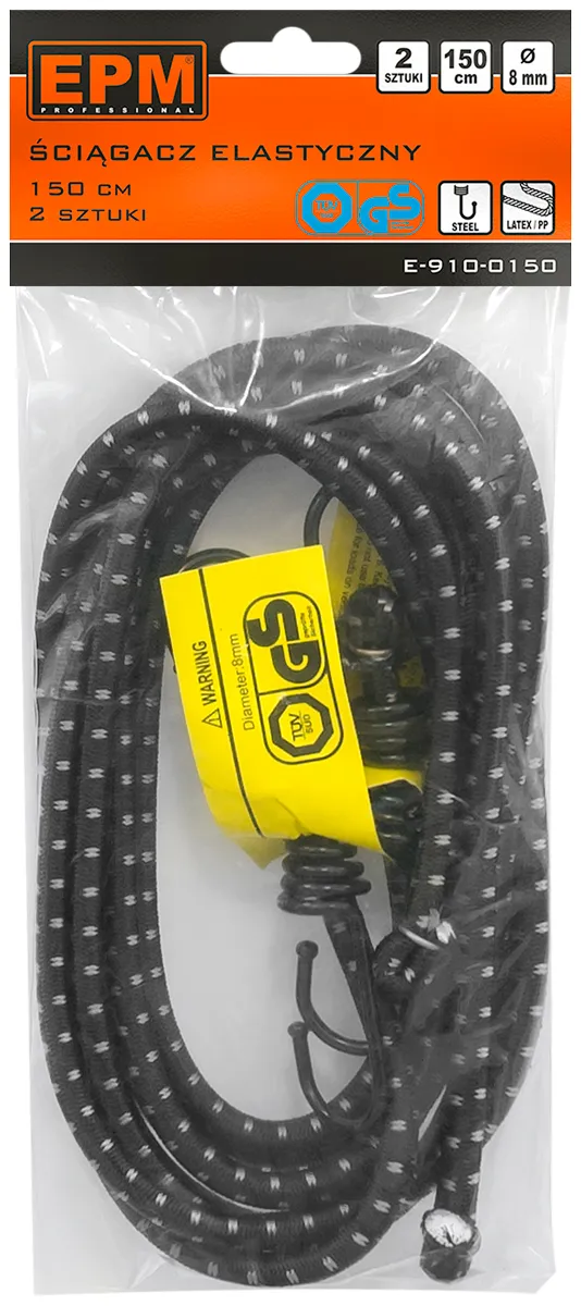 Ściąg Uniwersalny Elastyczny 8MM*150CM EPM