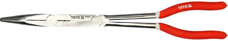 Szczypce Wydłużone Wygięte 45 Stopni 2 Przeguby 330mm YATO
