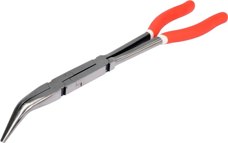 Szczypce Wydłużone Wygięte 45 Stopni 2 Przeguby 330mm YATO