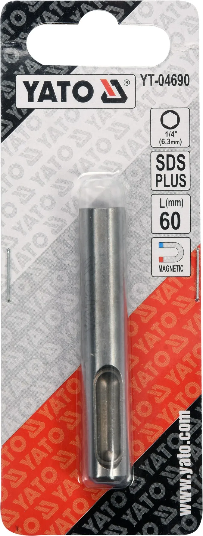 Adapter SDS Plus Do Bitów 1/4 YATO