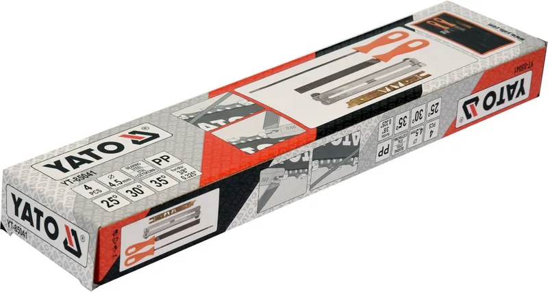 Zestaw Do Ostrzenia Łańcucha 4.5mm 4 szt. YATO
