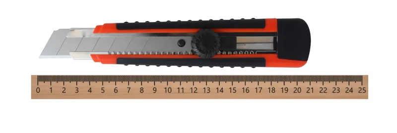 Nóż Z Ostrzem Łamanym 25mm Rubber EPM
