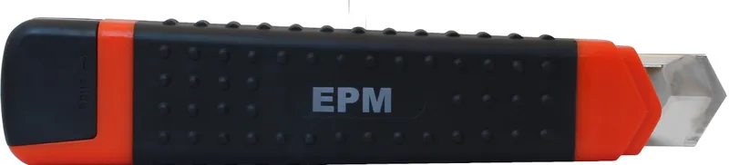 Nóż Z Ostrzem Łamanym 25mm Rubber EPM