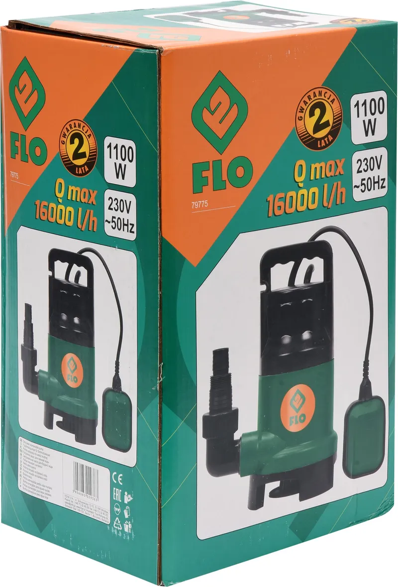 Pompa Zatapialna Do Brudnej Wody 1100W FLO