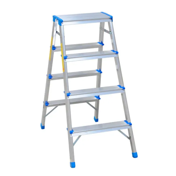 Drabina Aluminiowa Dwustronna 90cm 3 Stopnie + Podest DRABEX