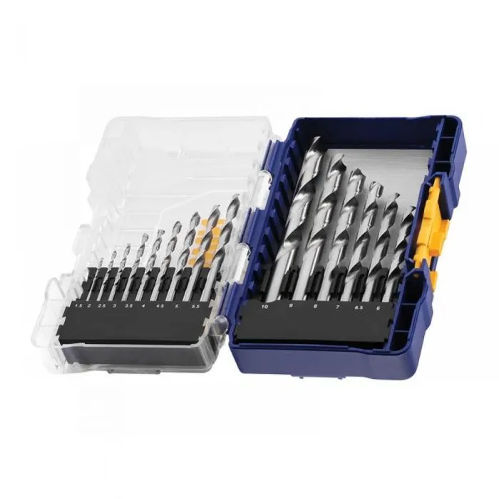 Komplet Wierteł Do Metalu HSS PRO 1.5-10MM 15 Sztuk IRWIN