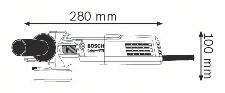 Szlifierka Kątowa 125mm Gws 9-125 900W BOSCH