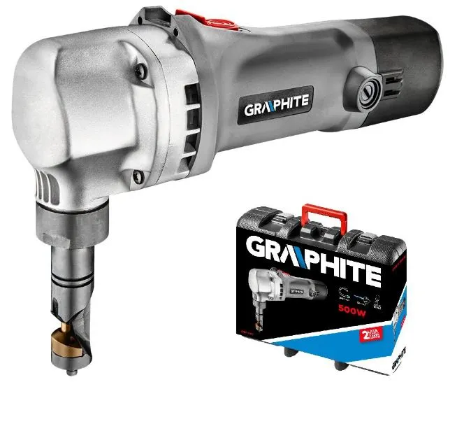 Nożyce Do Blachy 500W, Walizka GRAPHITE