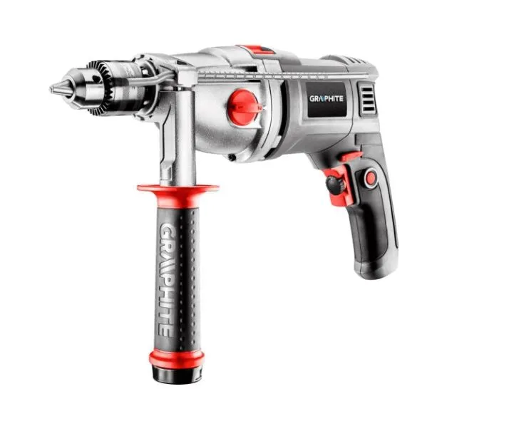 Wiertarka Udarowa 1050W Uchwyt Kluczykowy 13mm Obroty 0-3000 GRAPHITE