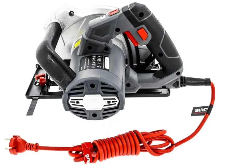 Pilarka Tarczowa 1500W 185*20MM Laser Głębokość Cięcia 65mm GRAPHITE