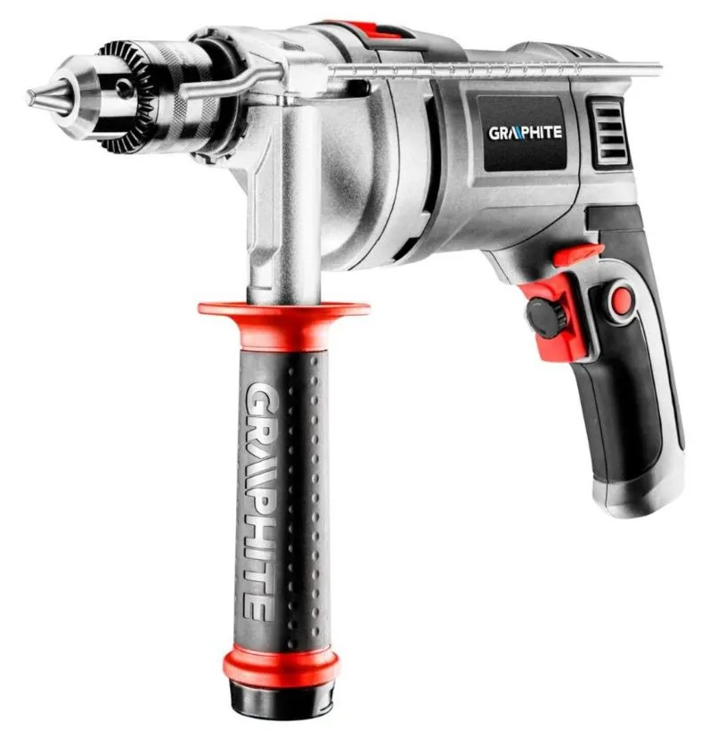 Wiertarka Udarowa 850W Uchwyt Kluczykowy 13 mm Obroty 0-3000 GRAPHITE