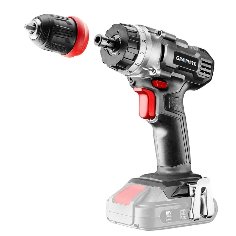 Wiertarko-Wkrętarka Akumulatorowa ENERGY+18V LI-ION GRAPHITE