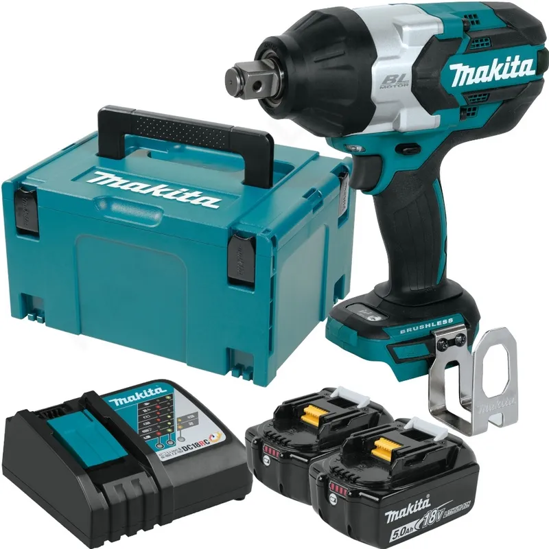 Klucz Udarowy Akumulatorowy 3/4'' 1250NM 18V 2*5.0AH LI-ION MAKITA