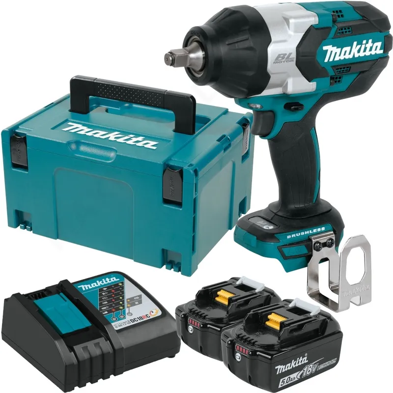 Klucz Udarowy Akumulatorowy 1/2'' 1200NM 18V 2*5.0AH LI-ION MAKITA