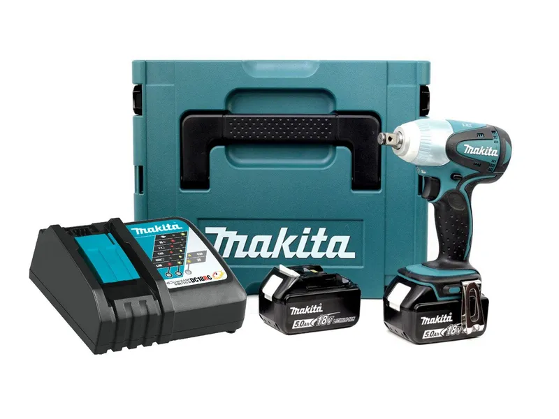 Klucz Udarowy Akumulatorowy 1/2'' 230NM 18V 2*5.0AH Li-Lion MAKITA
