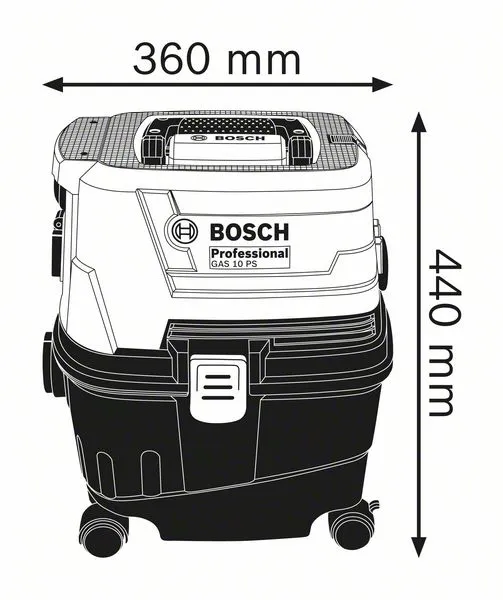 Odkurzacz Uniwersalny Gas 15 Ps BOSCH