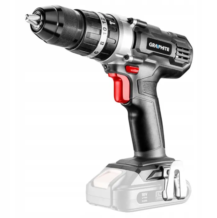 Wiertarko-Wkrętarka Aku.z Udarem ENERGY+18V LI 13mm Bez Aku. GRAPHITE